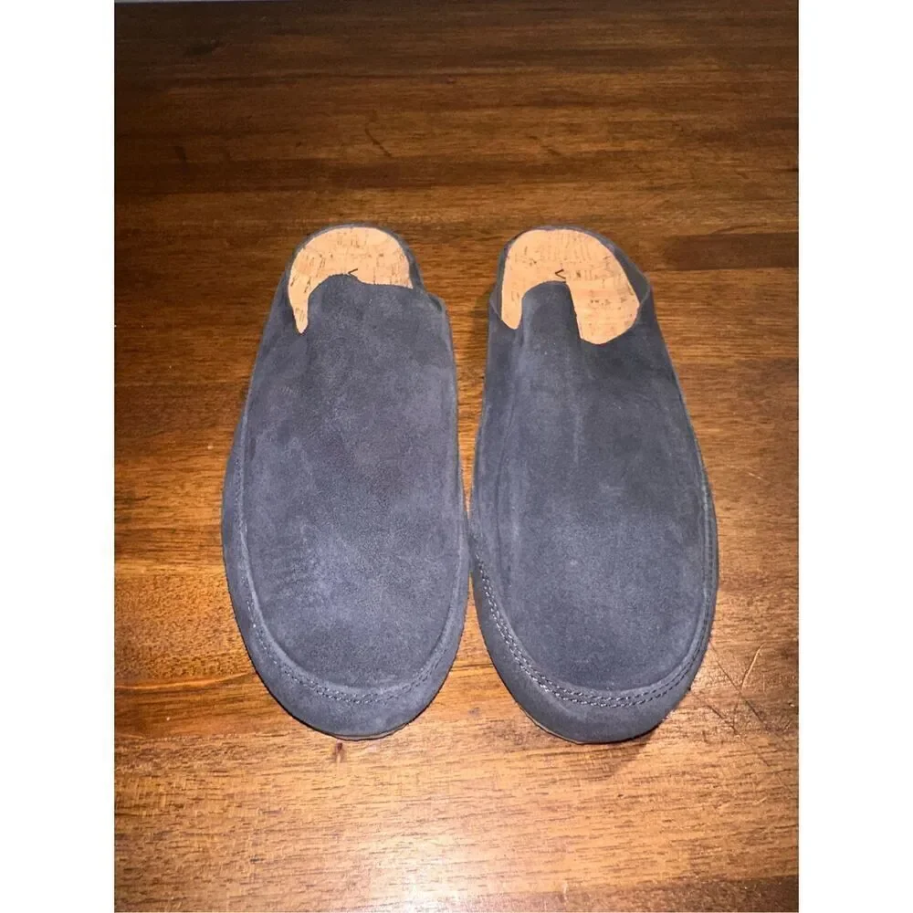 Vince Mens Alonzo Suede Backless Loafer
